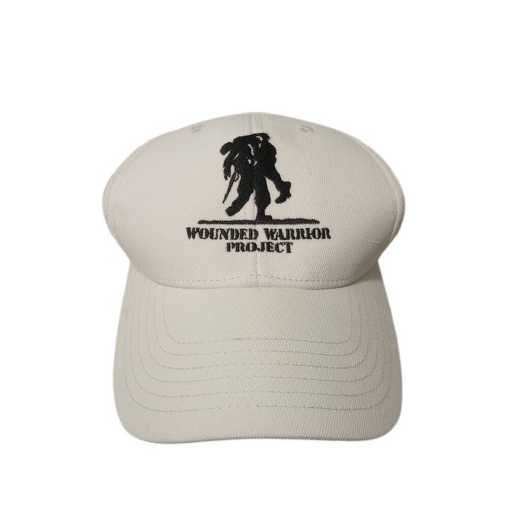 Wounded Warrior Project Hat Sport Tek‎ White Nylon Cotton